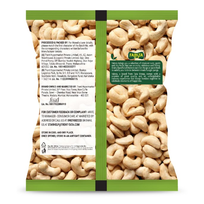 Fabsta Indian Cashew W320, 200 g