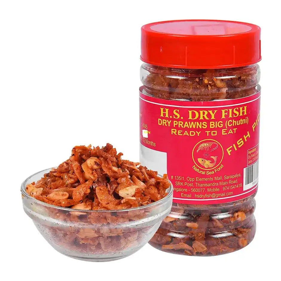 H.S Dry Prawns Chutney Ready to Eat 80 g