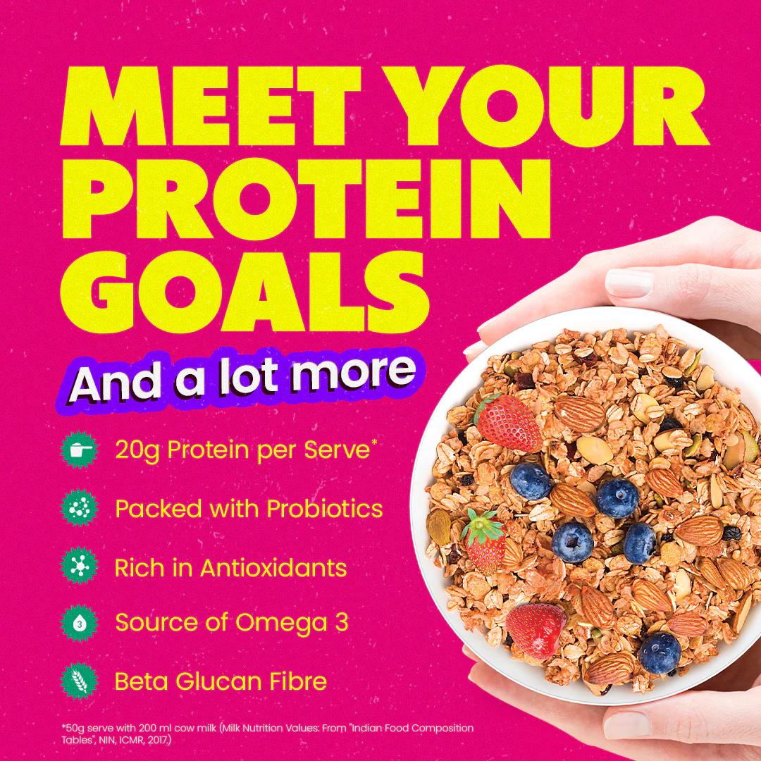 Yogabar Fruits, Nuts & Seeds Protein Muesli 350 gm