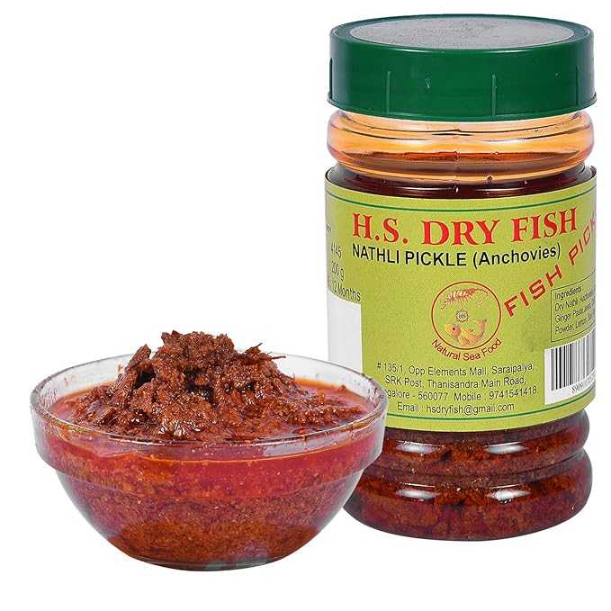 H.S Dry Nathli Pickle Jar 200 g