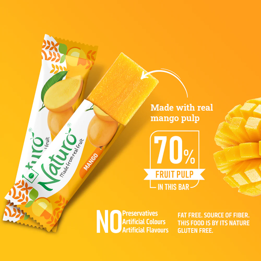 Naturo Mango Fruit Bars Multipack 20x7 gm