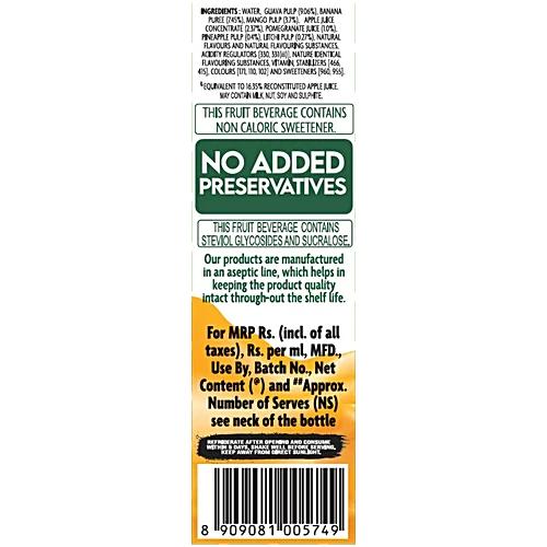 B Natural Mixed Fruit Juice Pet Bottle 750ml