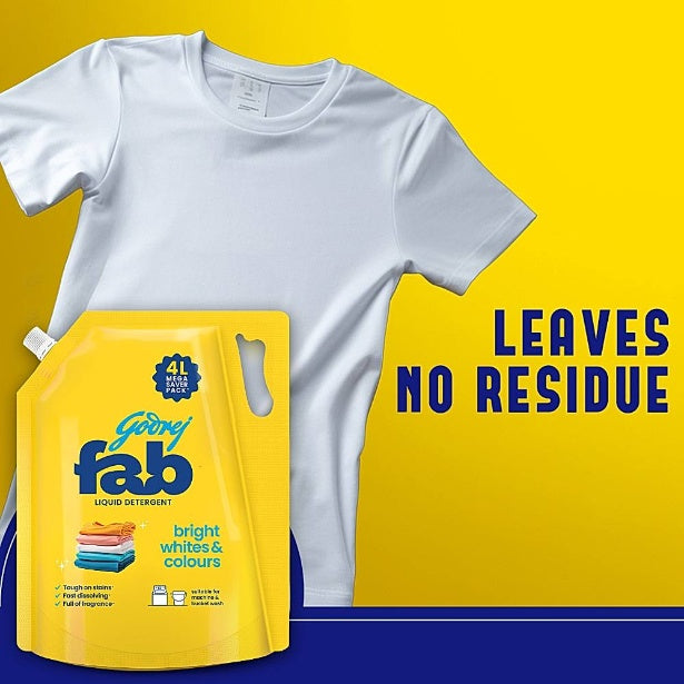 Godrej Fab Liquid Detergent 4 ltr