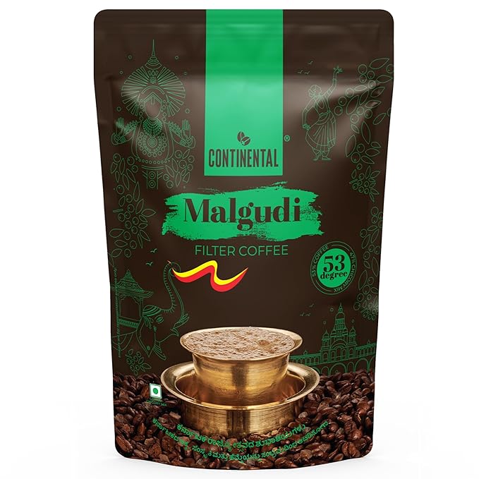 Continental Malgudi Filter Coffee Powder 50% Coffee - 47 % Chicozy 500 g