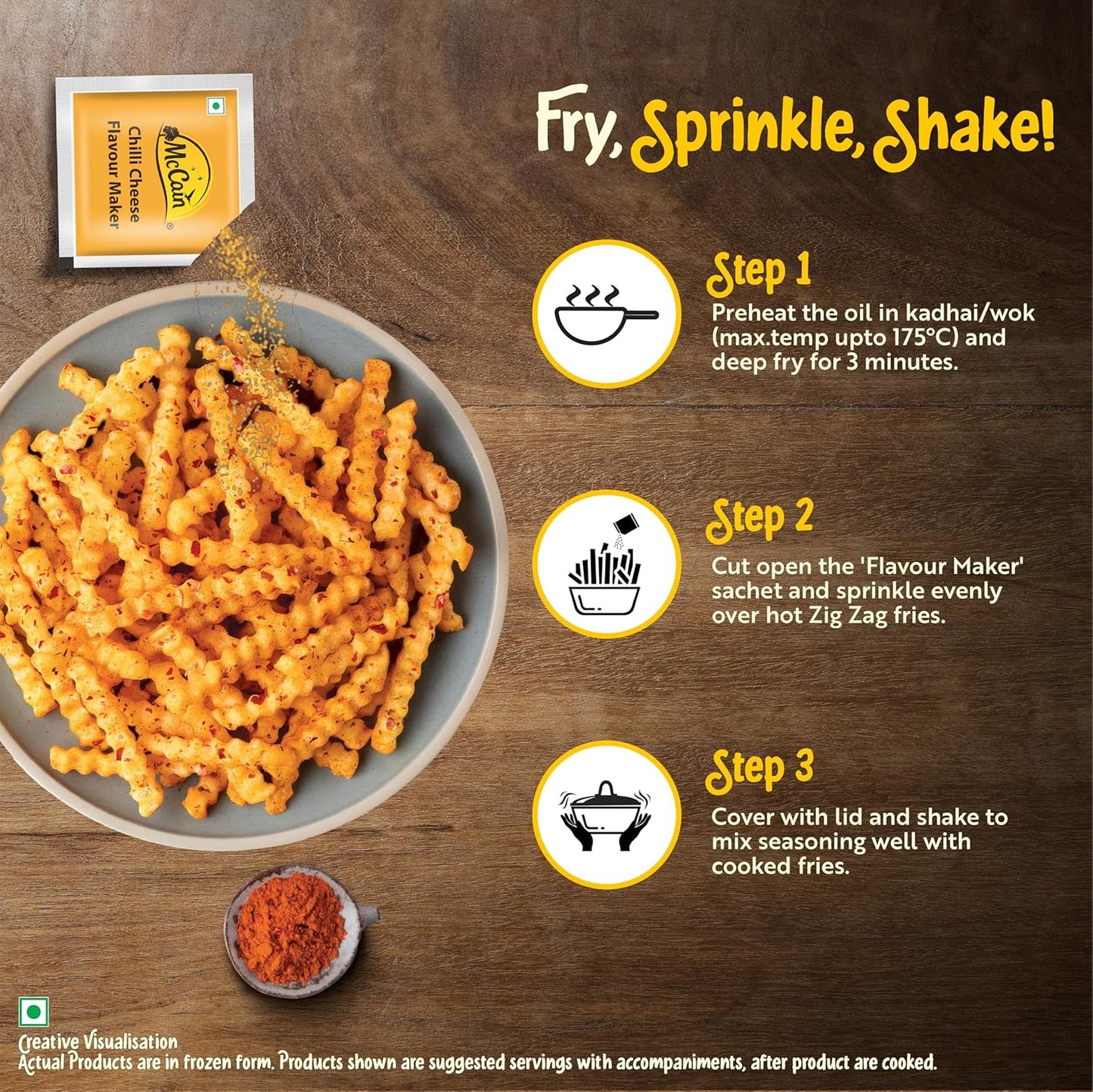 Mccain Italiyan Style Zig Zag Fries 325 gm