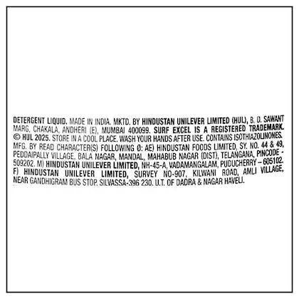 Surf Excel Matic Liquid Detergent Top Load Pouch 6 Ltr