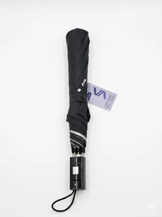 Smartle 27 Inch 2 Fold Black Coated Umbrella 1 Pc