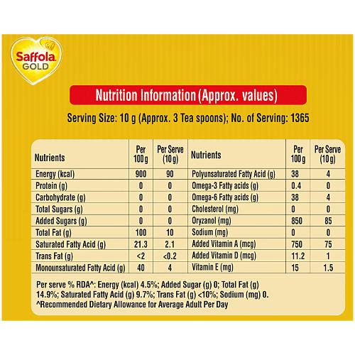 Saffola Gold Oil 15 ltr