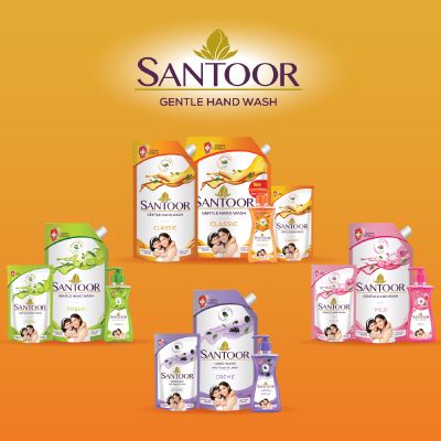 Santoor Classic Handwash Bogo 650 ml