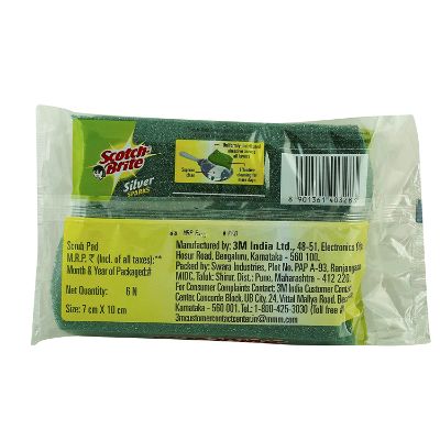 Scotch Brite Silver Sparks pack of 6