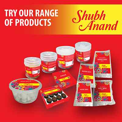 Shubh Anand Samai Wat White 75 pcs