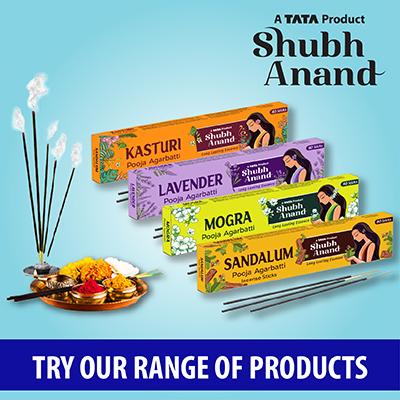 Shubh Anand Sandalum Agarbatti 80 pcs