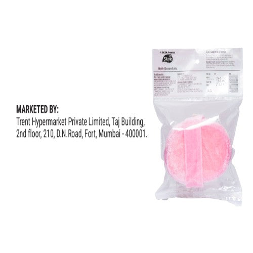 Skye 2 In 1 Bath Scrub Dark Pink pack of 1