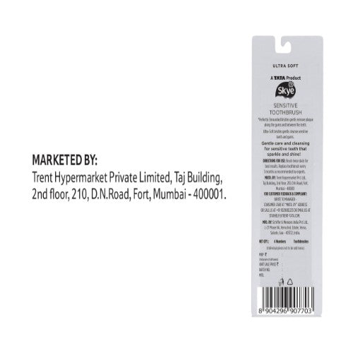 Skye Sensitive Soft Toothbrush pack of 4