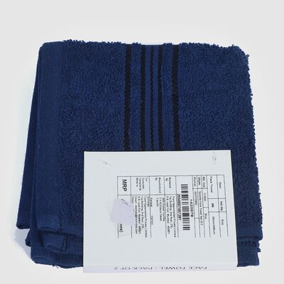 Smartle Face Towel Dark Blue set of 2