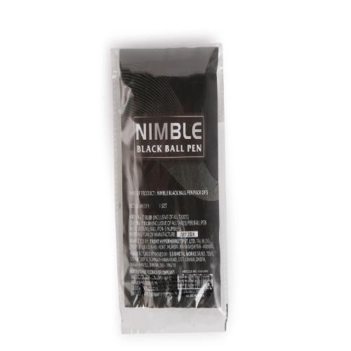 Smartle Nimble Ball Pen Black set of 5