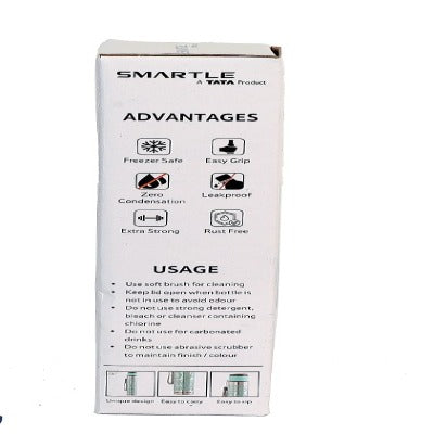 Smartle Taco Steel Bottle Green 700 Ml pack of 1