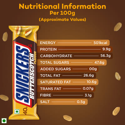 Snickers Butterscotch Chocolate 40 g