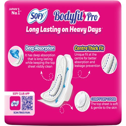Sofy Bodyfit Extra Long Sanitary Pad pack of 6