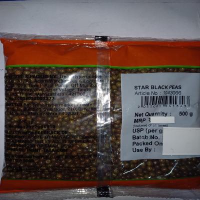 Star Whole Black Peas 500 gm