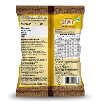 Star Chakki Fresh Atta 5 Kg
