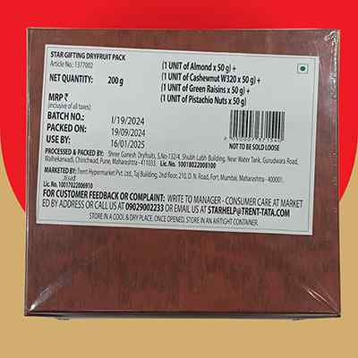 Star Healthy Gifting Dryfruit Pack 200 g
