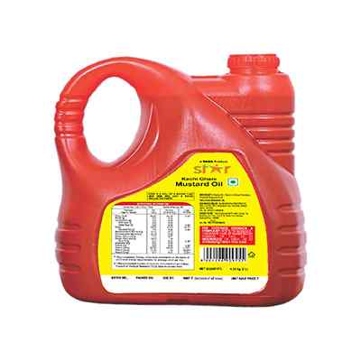 Star Kachi Ghani Mustard Oil Jar 5 ltr