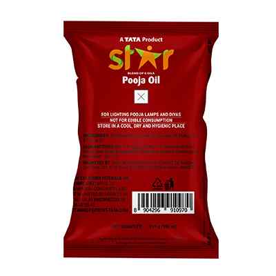 Star Pooja Oil Pouch 819 ml