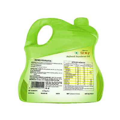 Star Refined Soyabean Oil Jar 5 Ltr