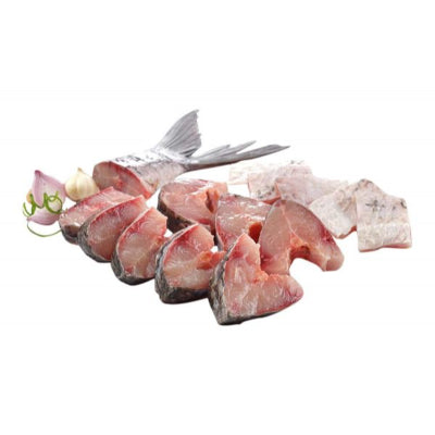 Fresh Water Catla Big Bengali Cut About, 4 Kg