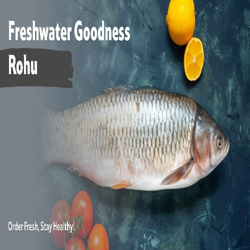 Starfresh Fresh Water Rohu Whole (Bengali Curry Cut) From 980 -1200 Gm