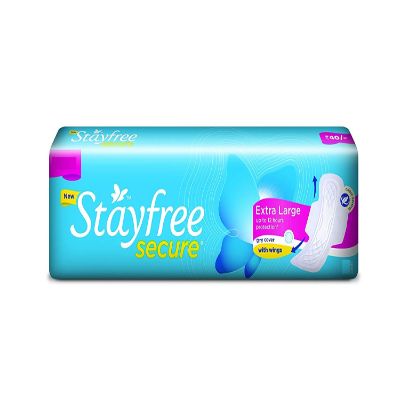 Stayfree Secure Dry Xl Wing Sanitary Pads 6 pcs