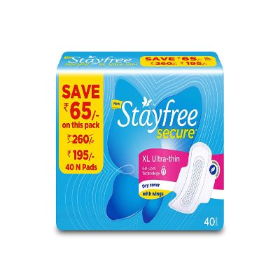 Stayfree Secure Xl Ultrathin Sanpads pack of 40