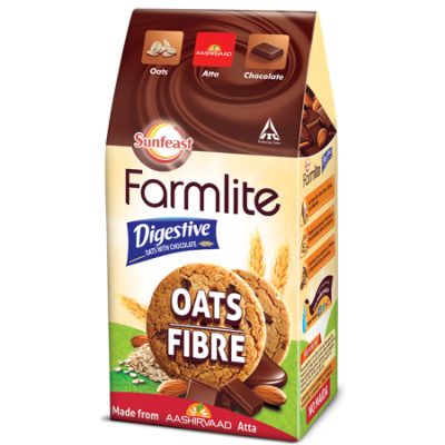 Sunfeast Farmlite Oats With Chocolate Cookies 150 g