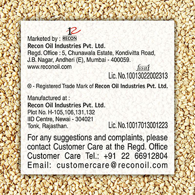 Tilsona Til Oil Bottle 1 ltr