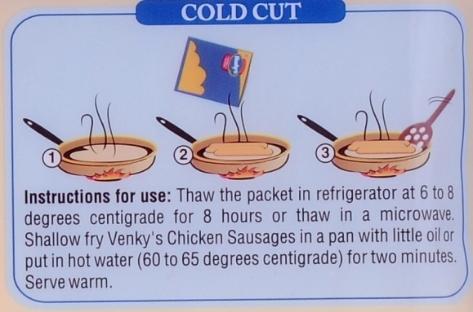 Venkys Chicken Sausages 500 g