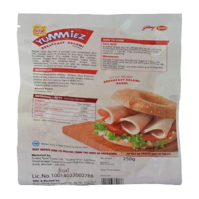 Yummiez Chicken Plain Salami 250 g