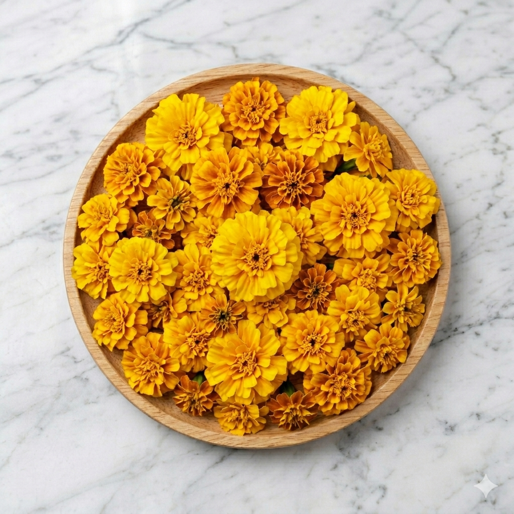 Marigold Yellow Flower, 1 Kg