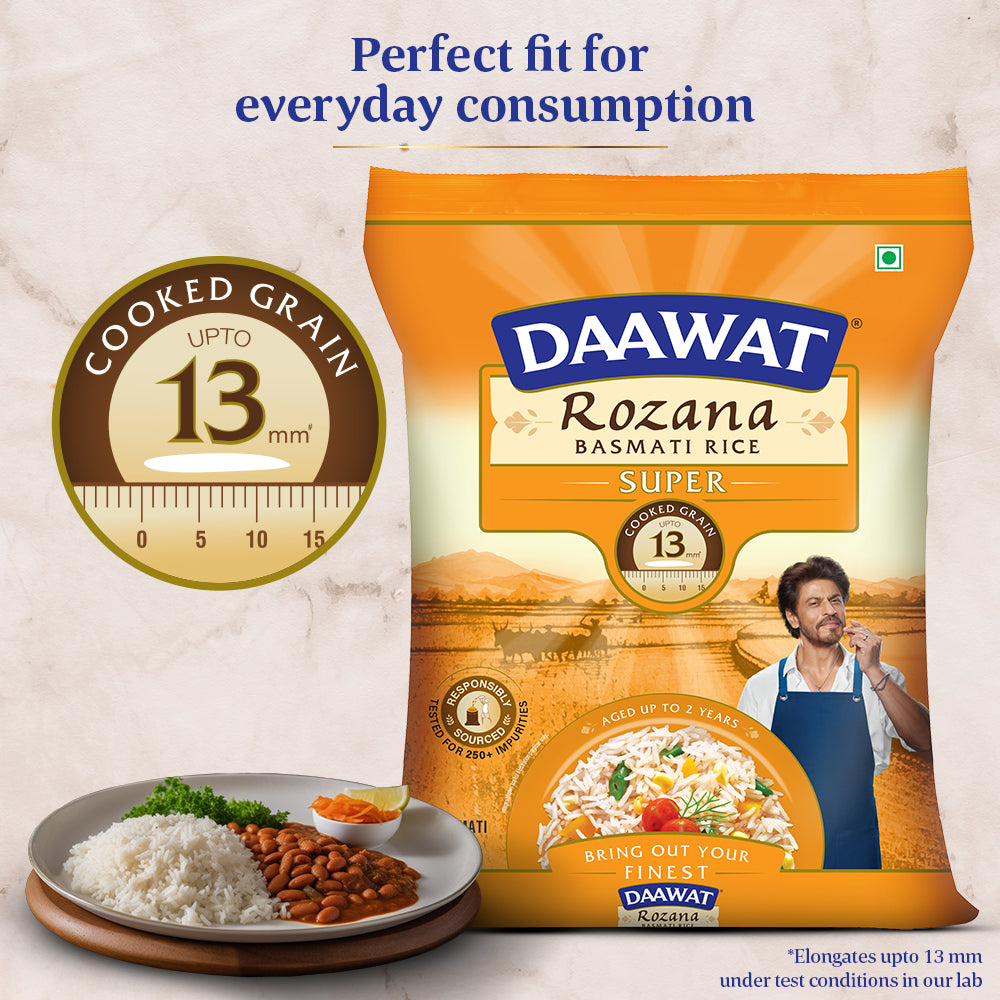 Daawat Rozana Super Basmati Rice 5 Kg