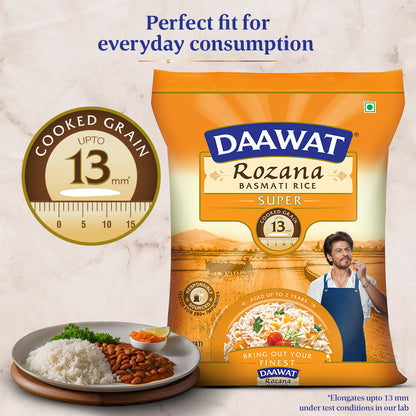 Daawat Rozana Super Basmati Rice 5 Kg