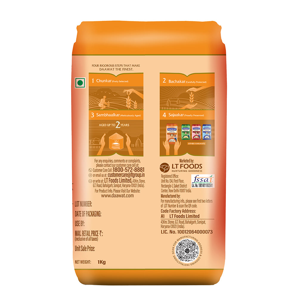 Daawat Pulav Basmati Rice 1 Kg