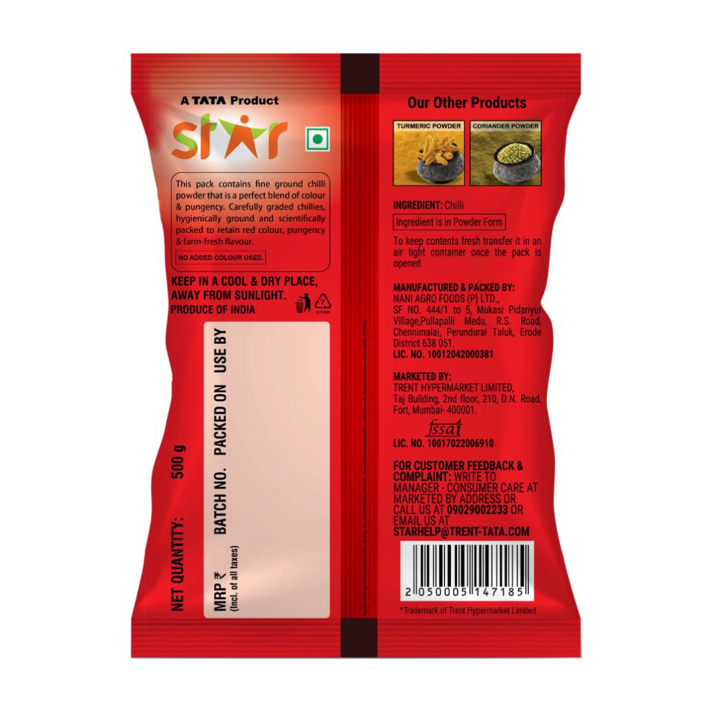 Star Chilli Powder 500 g