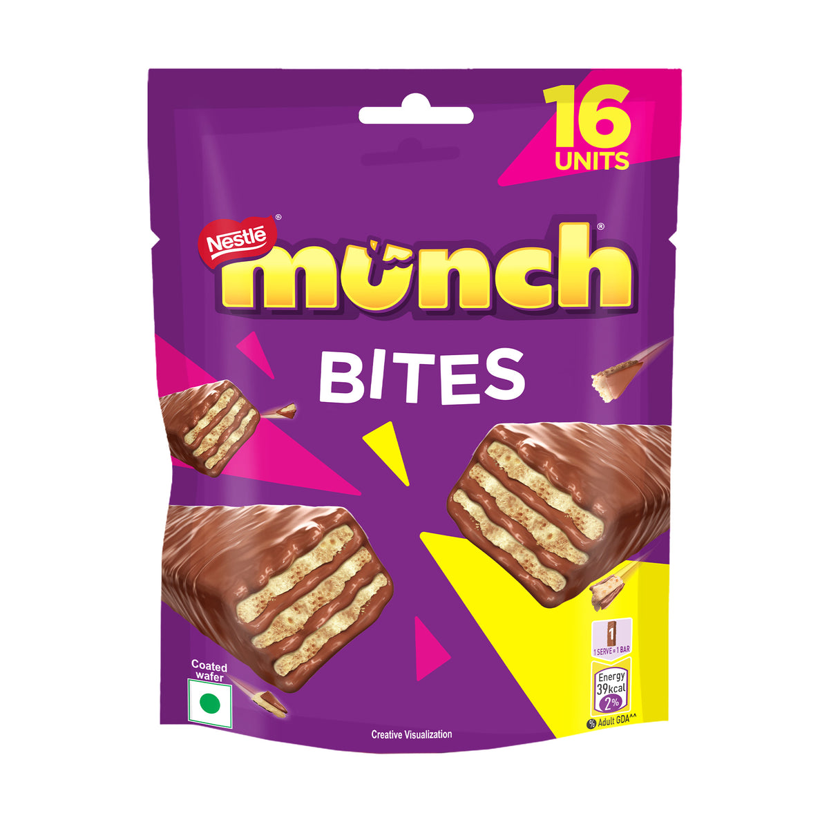 Nestle Munch Share Bag (Pack Of 16) 139.2 g