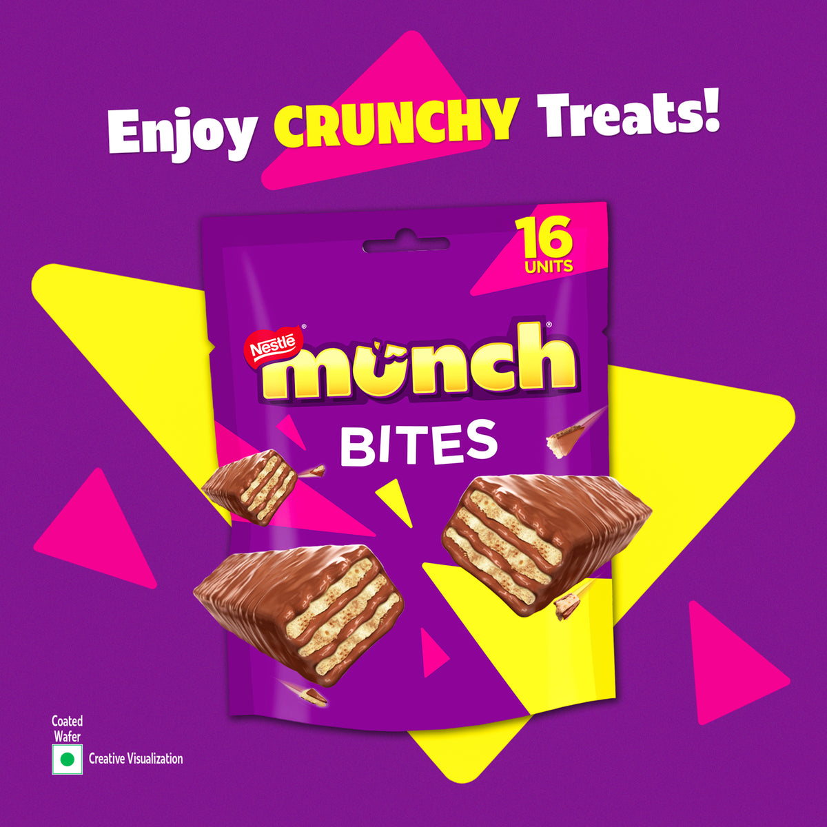 Nestle Munch Share Bag (Pack Of 16) 139.2 g