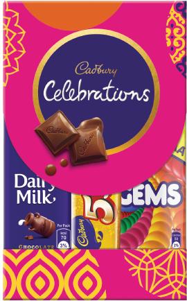 Cadbury Celebrations Assorted Chocolates Gift Box 51.2 gm