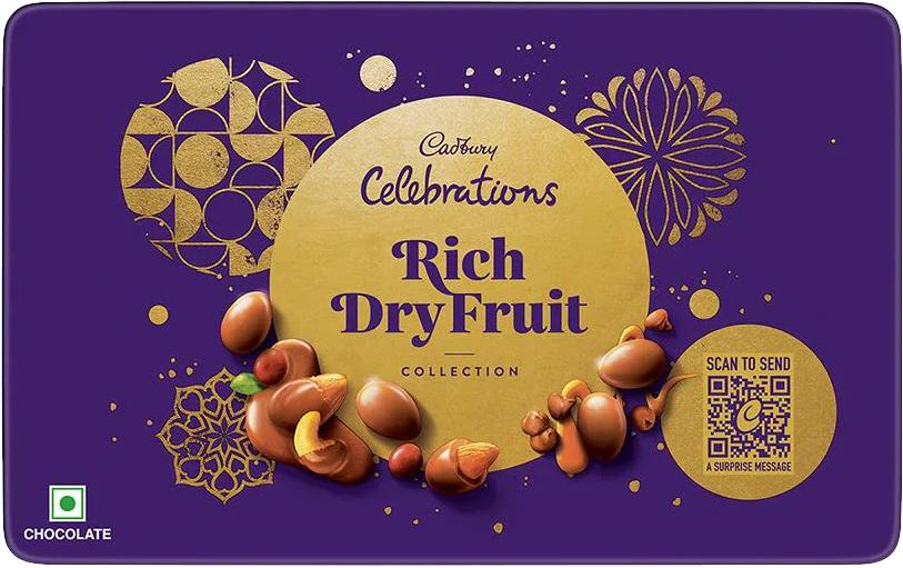 Cadbury Celebrations Rich Dry Fruit Chocolate Gift Box 177 g