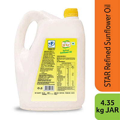 Star Refined Sunflower Oil Jar 4.35 Kg