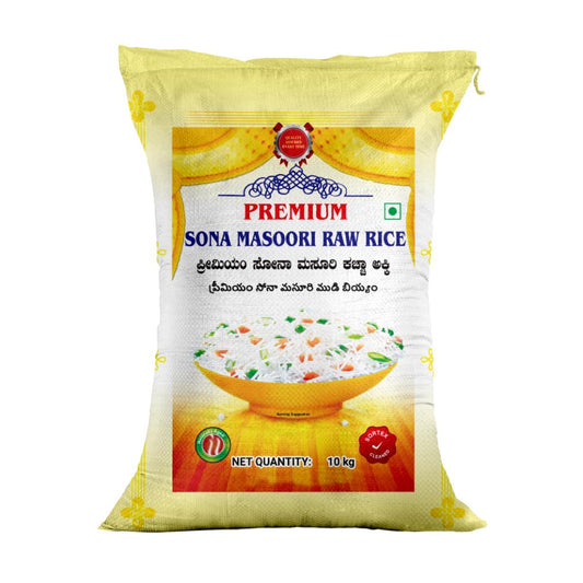 Star Premium Sona Masoori Raw Rice 10 kg