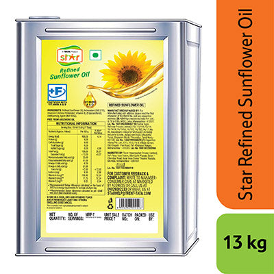 Star Refined Sunflower Oil Tin 13 Kg
