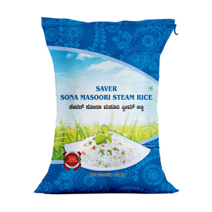 Star Saver Sona Masoori Steam Rice 30 kg